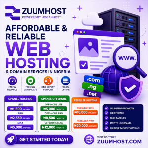 Zuumhost – Affordable Web Hosting & Domain Services in Nigeria