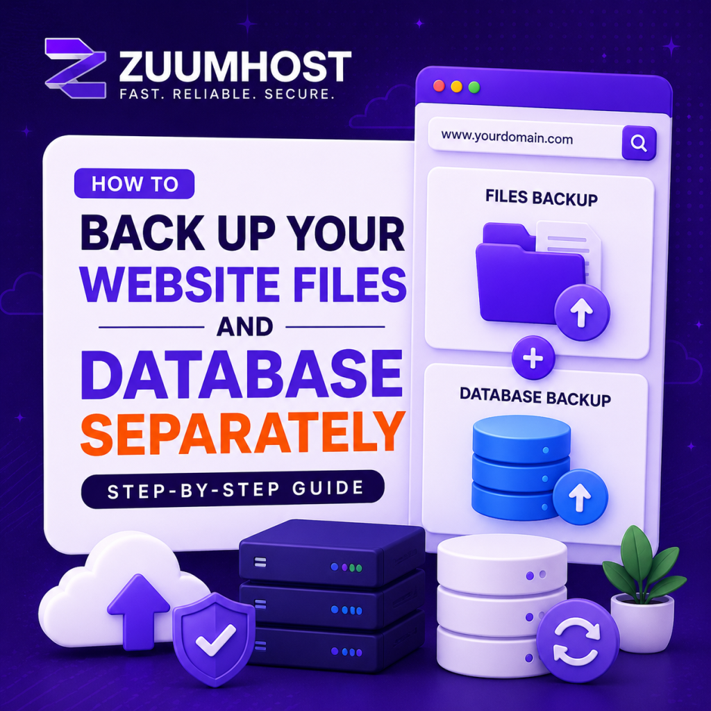 How to Back Up Your Website Files and Database Separately (Complete Guide)